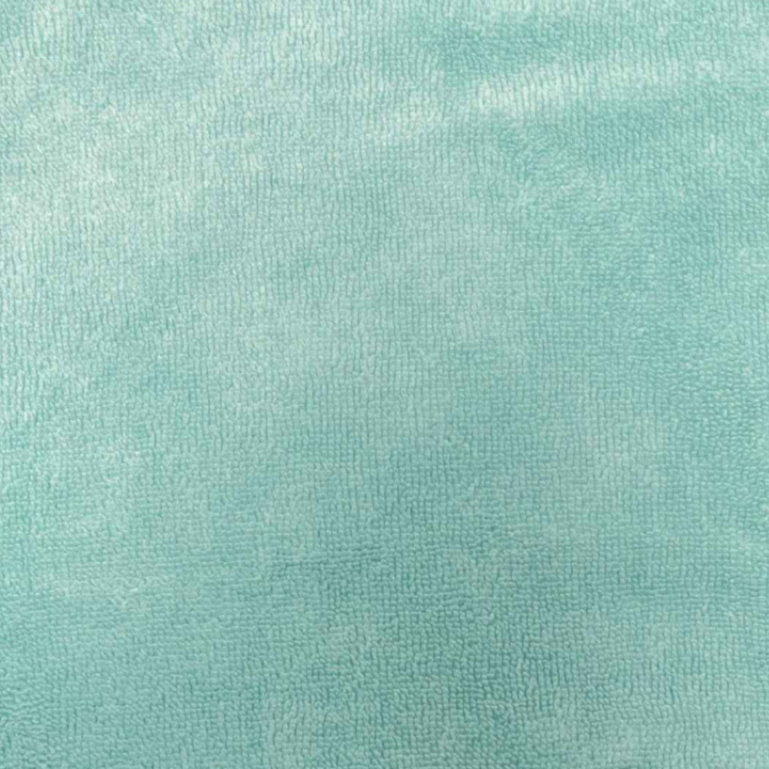 Tissu Coton Micro Eponge Bambou Vert Aventurine | Laize 1m50 | 305g/m²