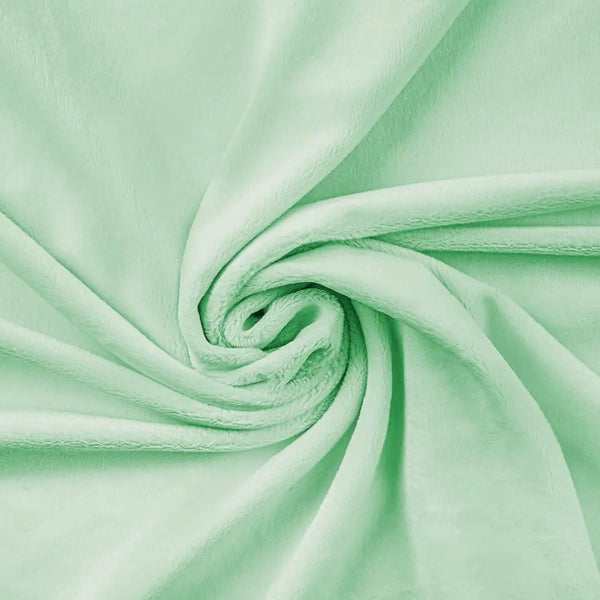 Lot de 8 Coupons de tissu Minky Lisse | Minimum 50cm x 50cm | Coloris aléatoires