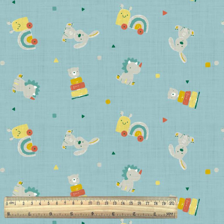 Ourson Lapin Rhino Douplo Jade | 1m x 1m50