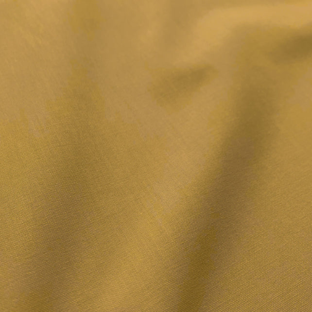 Tissu Coton Uni Couleur Moutarde | Laize 1m50