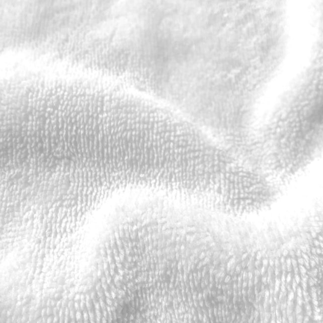 Tissu Coton Micro Eponge Bambou Blanc | Laize 1m50