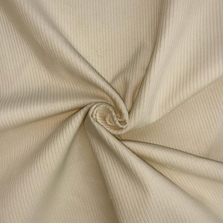 Velours Coton 500 Raies Lin | 1m x 1m50