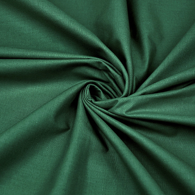 Tissu Coton Uni | Grande Laize 2m20 | Couleur Vert Pin