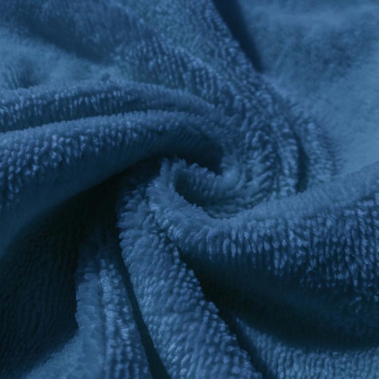 Coton Eponge Bambou Bleu Jeans | 1m x 1m50