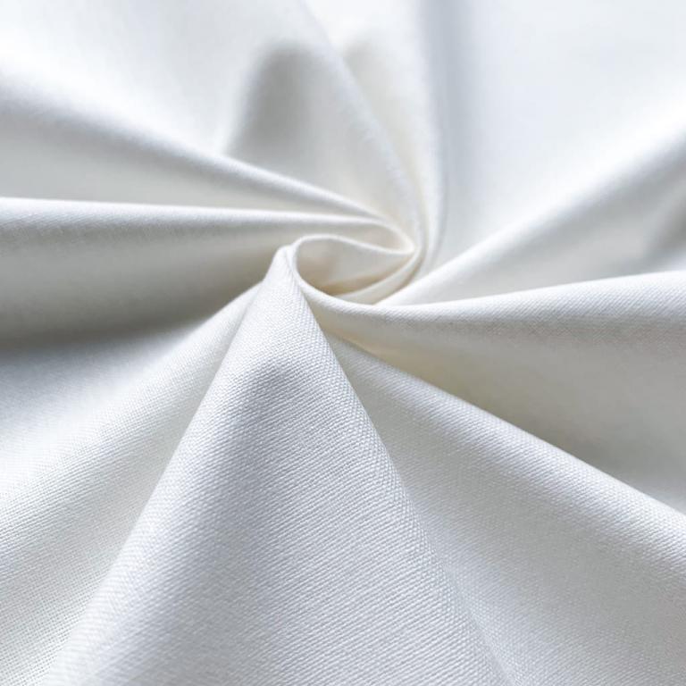 Coton Uni Couleur Blanc Cassé | 1m x 1m50