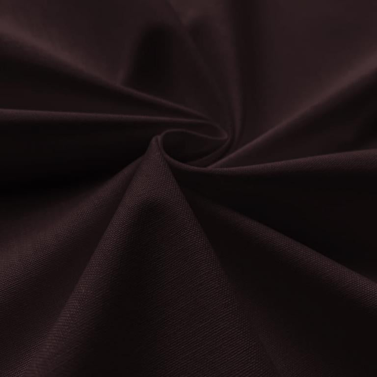 PopCoton | Tissu Coton Uni Couleur Brun Cacao | Vendu au mètre