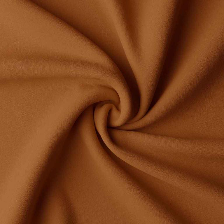 Coton Uni Couleur Brun Toffee | 1m x 1m50