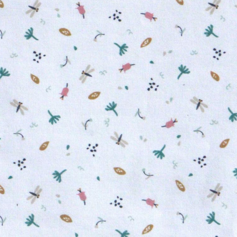 Libellule Jeiada Fond Blanc | 1m x 1m50