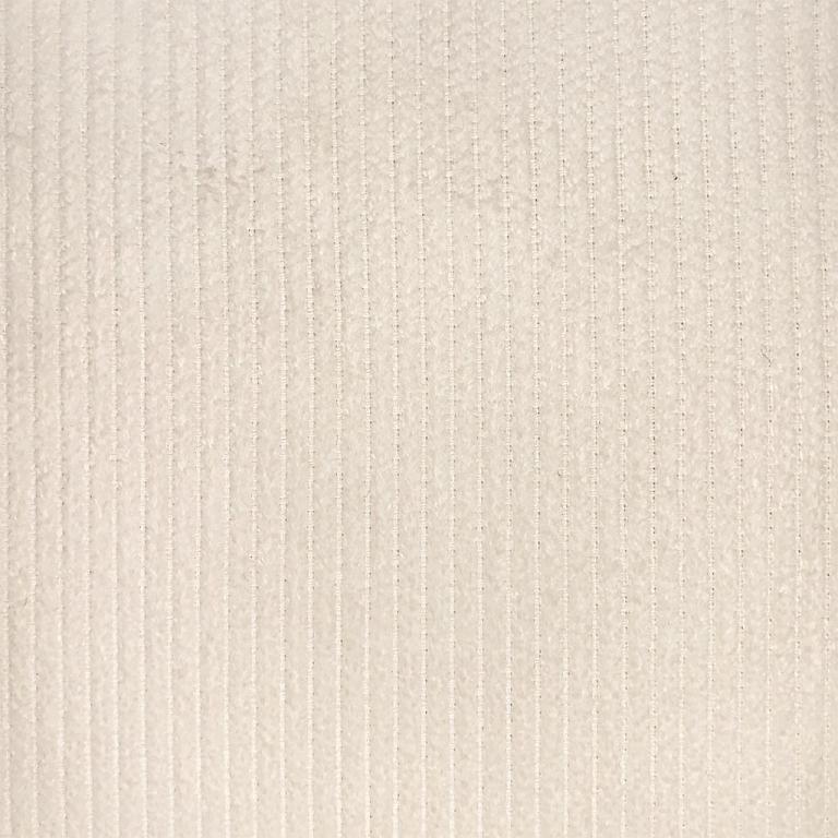 Velours Coton 500 Raies Ecru | 1m x 1m50