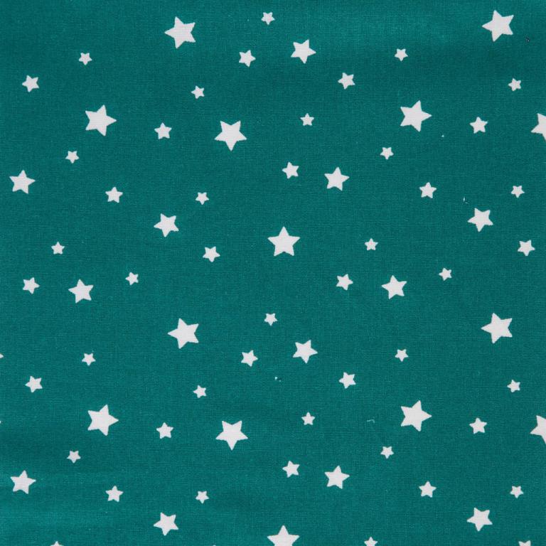 Etoiles Blanches Fond Canard | 1m x 1m50