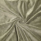 Coton Minky Lisse Olive Tidal | Premium | 1m x 1m60