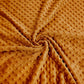 Tissu Minky A Pois Premium 380g/m² - Citrouille