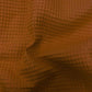 Nid d'abeille 100% Coton Gaufré | Caramel | 1m x 1m55