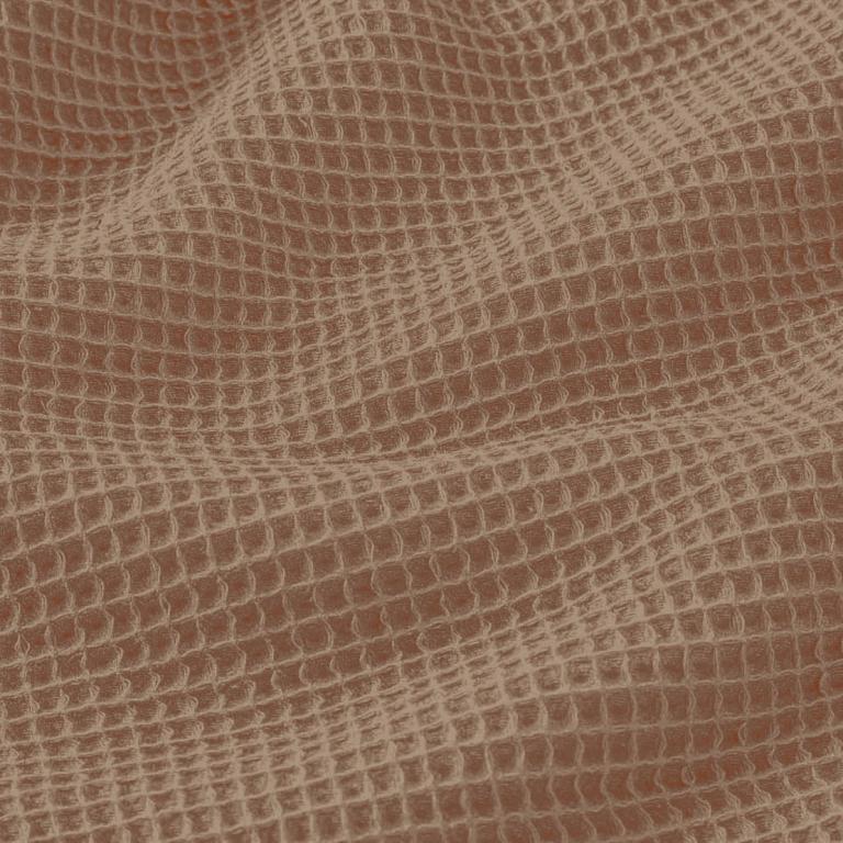 Nid d'abeille 100% Coton Gaufré | Châtaigne | 1m x 1m55