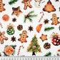 Coton Noël Cookies Et Décors Festifs | Laize 1m55