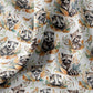 Tissu Coton Raton Blaise Numérique Fond Blanc | Laize 1m50