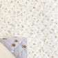 Tissu Coton Matelassé Réversible | Jacapi Parme Blanc | Carreaux