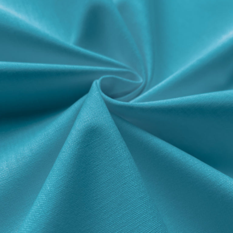 Coton Uni Couleur Bleu Lagon | 1m x 1m50