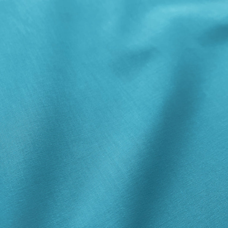 Coton Uni Couleur Bleu Lagon | 1m x 1m50