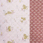 Tissu Coton Matelassé Réversible | Minissou Petale Rose | Carreaux