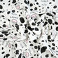 Double Gaze De Coton Imprimé | Vaches Fond Blanc | Laize 135cm
