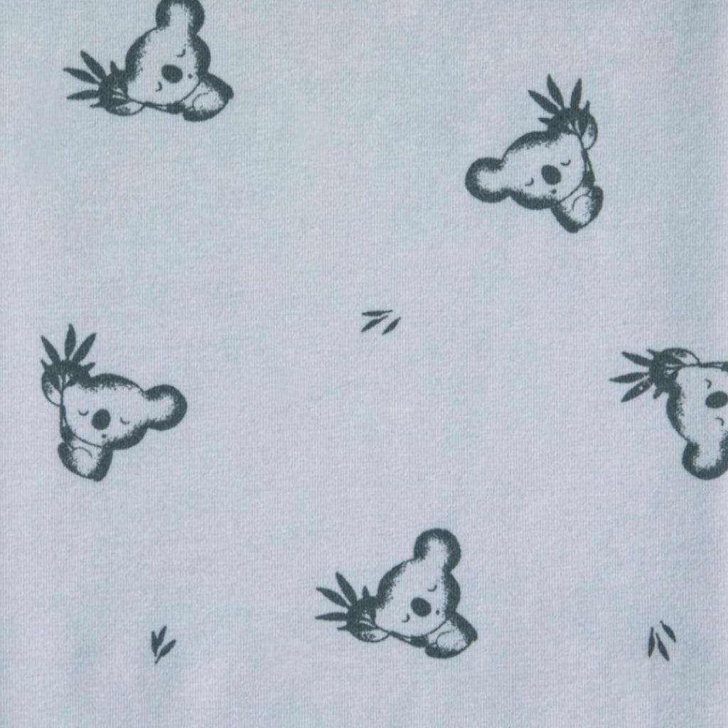 Coton Jersey Panda Luan Gris et Charbon | 1m x 1m50