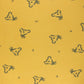 Coton Jersey Panda Moutarde et Charbon | 1m x 1m50