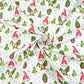 Nains de Noël et Sapins Fond Blanc | 1m x 1m60