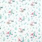 Coton Noël Sport d'Hiver Blanc | 1m x 1m60