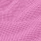 Nid d'abeille 100% Coton Gaufré | Rose Bonbon | 1m x 1m55