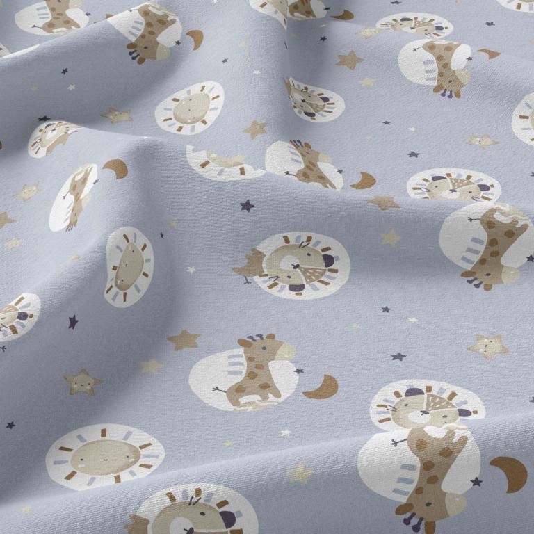 Safari Bloubi Bleu Baltique | 1m x 1m50