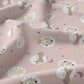 Safari Bloubi Rose Poudré | 1m x 1m50