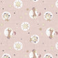 Safari Bloubi Rose Poudré | 1m x 1m50