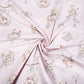 Tissu Coton Teddy Paniers Fond Rose | Laize 1m55