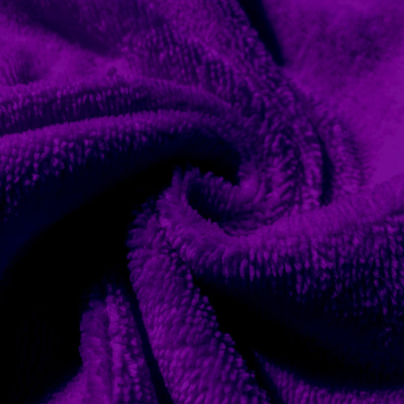 Coton Micro Eponge Bambou Violet | Laize 1m50 | 305g/m²