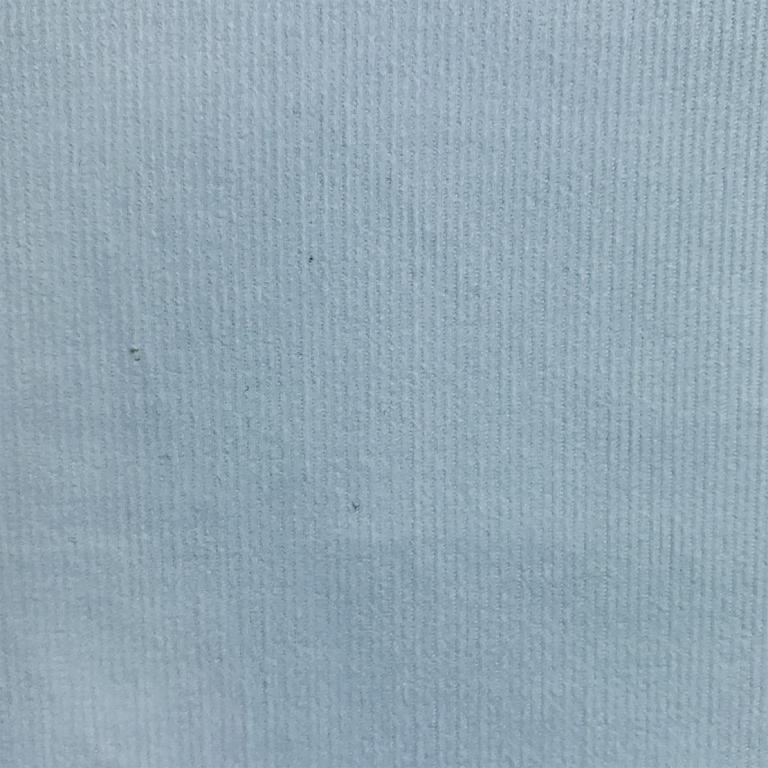 Velours Coton 1000 Raies Bleu Baltique | 1m x 1m50