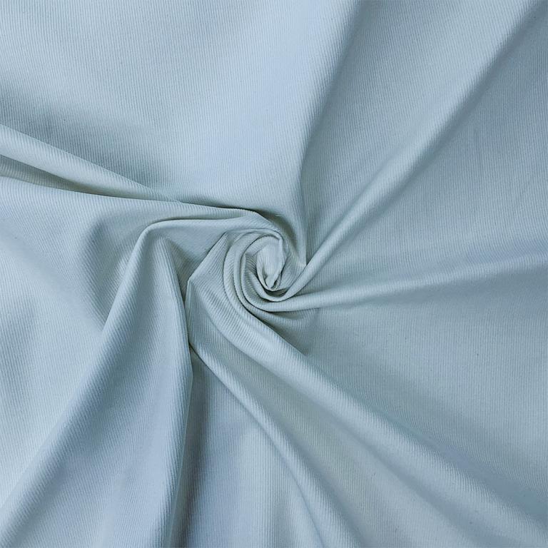 Velours Coton 1000 Raies Bleu Baltique | 1m x 1m50