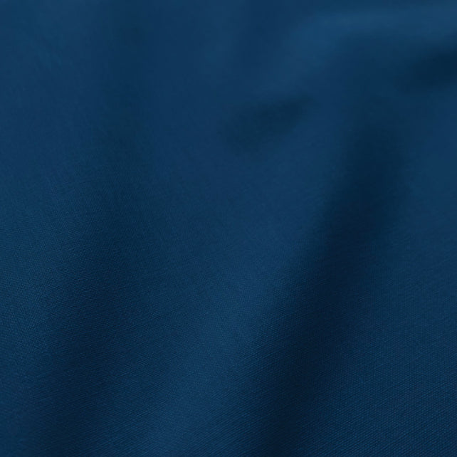 Tissu Coton Uni Couleur Bleu Indigo | Laize 1m50
