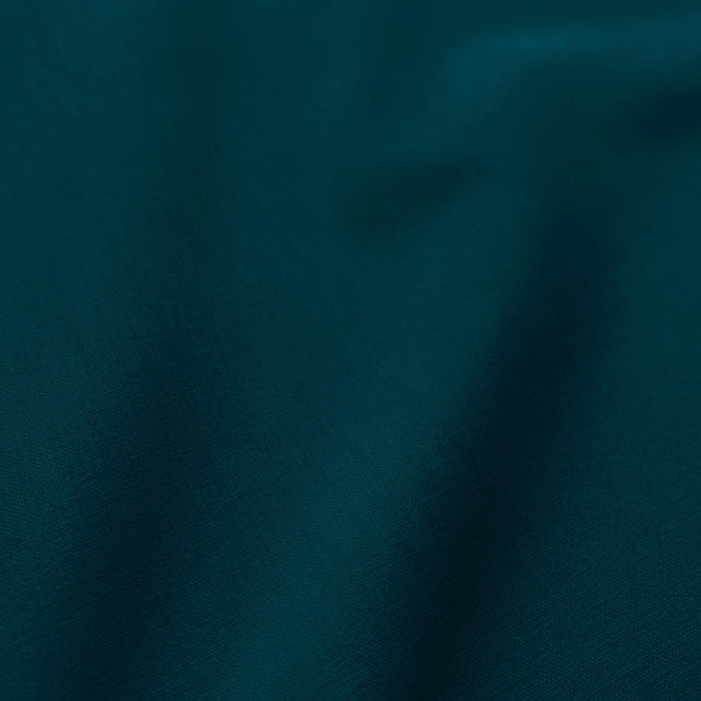 Tissu Coton Uni Couleur Vert Canard | Laize 1m50