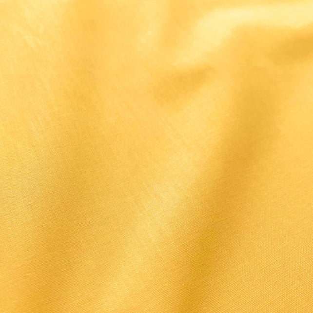 Tissu Coton Uni Couleur Jaune Soleil | Laize 1m50