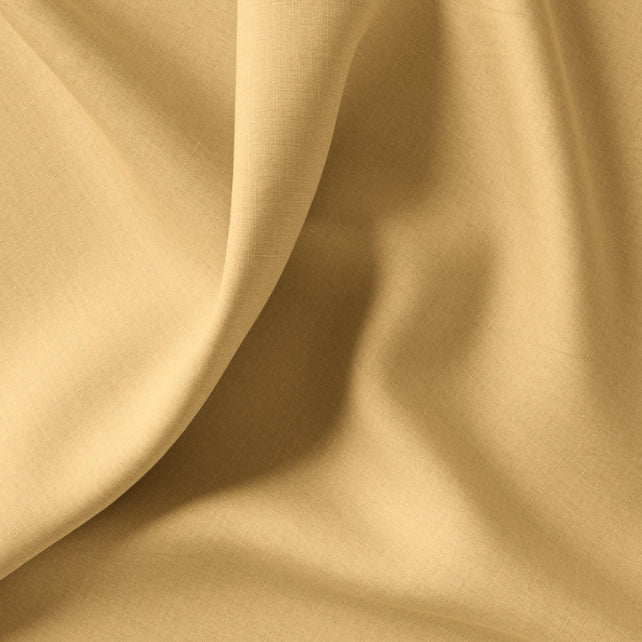 Tissu Coton Uni Couleur Jaune Blé | Laize 1m50