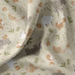 Coton Animaux Cromignon Fond Lin | 1m x 1m50