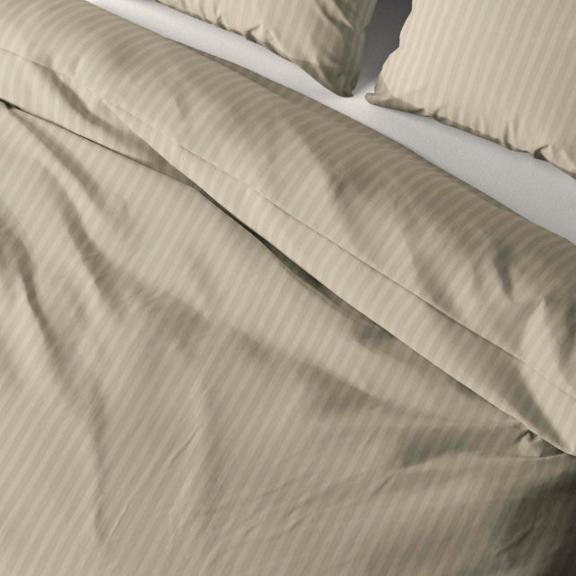 Tissu Coton Jacquard Damassé | Laize 3m05 | Brun Clair