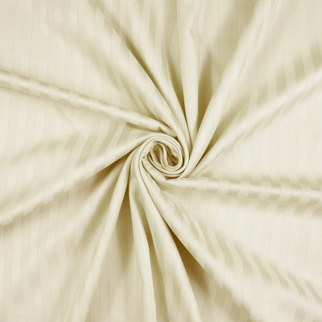 Tissu Coton Jacquard Damassé | Laize 3m05 | Champagne