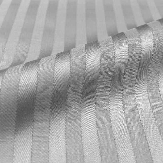 Tissu Coton Jacquard Damassé | Laize 3m05 | Gris