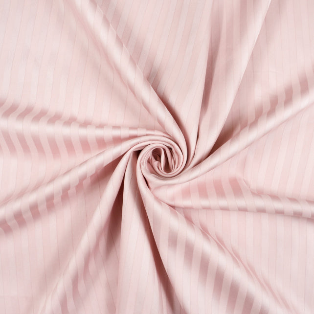Tissu Coton Jacquard Damassé | Laize 3m05 | Rose Blush