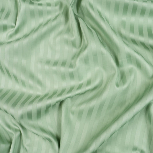 Tissu Coton Jacquard Damassé | Laize 3m05 | Vert Sauge