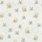Tissus Double Gaze De Coton Imprimé | Eléphants Lune Jaune | Laize 135cm