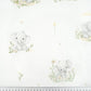 Tissu Coton Eléphant Lune Fond Blanc | Laize 1m60