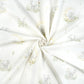 Tissu Coton Eléphant Lune Fond Blanc | Laize 1m60